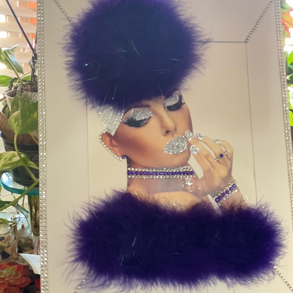 PURPLE AND SILVER DIVA
